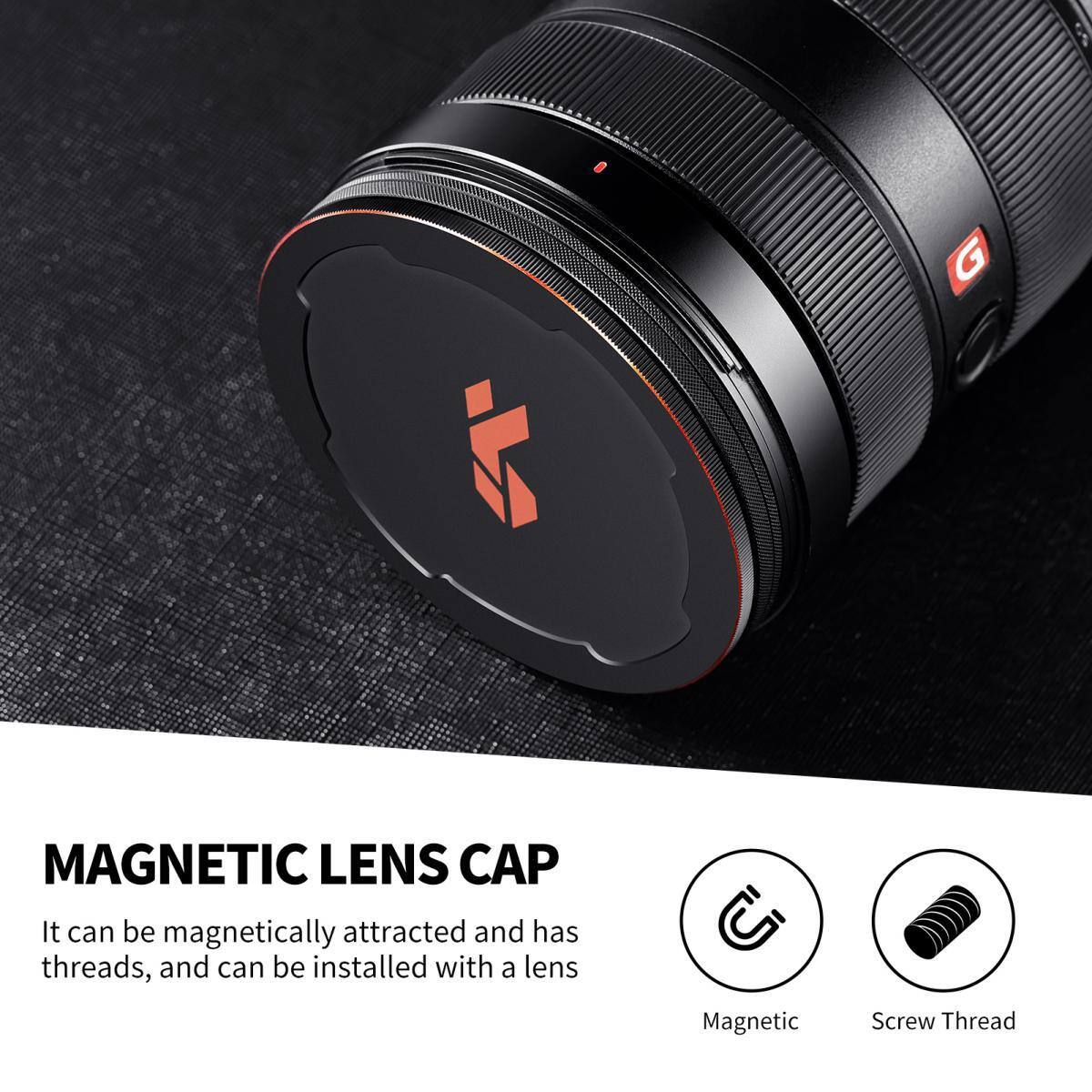 MAGNETIC LENS CAP

It can be magnetically attracted and has threads, and can be installed with a lens

Magnetic
Screw Thread
