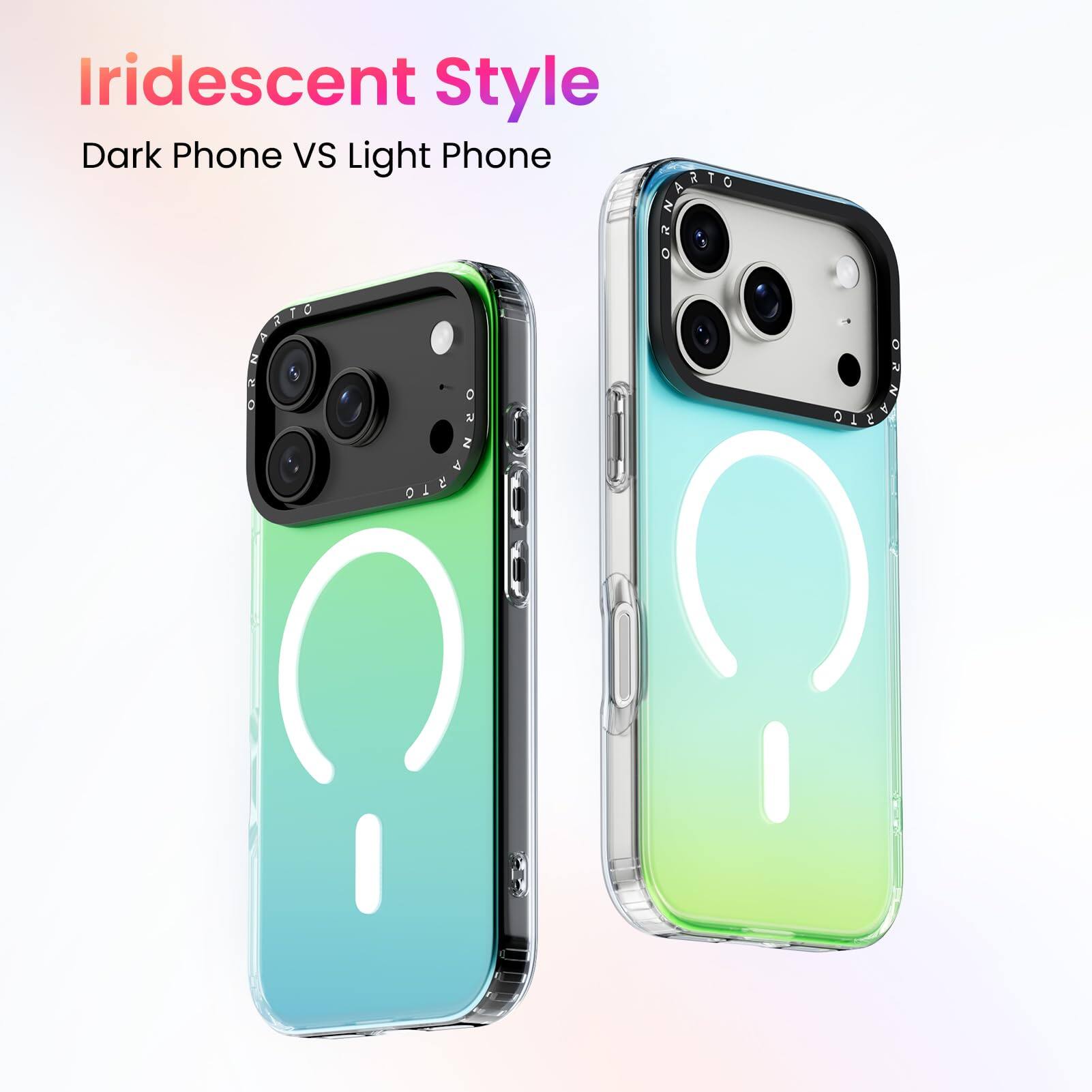 Iridescent Style  
Dark Phone VS Light Phone