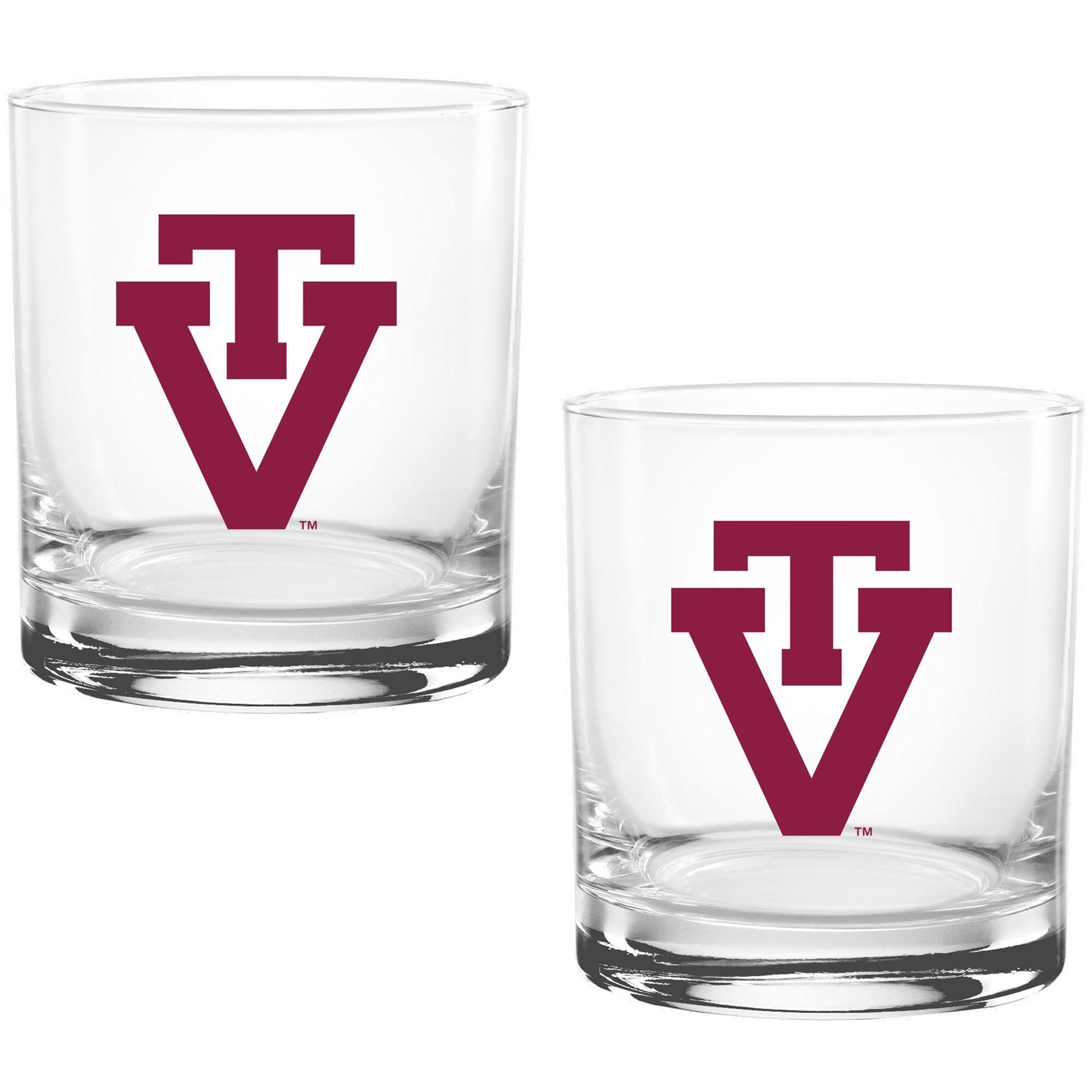 Indigo Falls - Virginia Tech Hokies Two Pack 14oz. Vault Sketch Rocks Glass Set - Multicolor