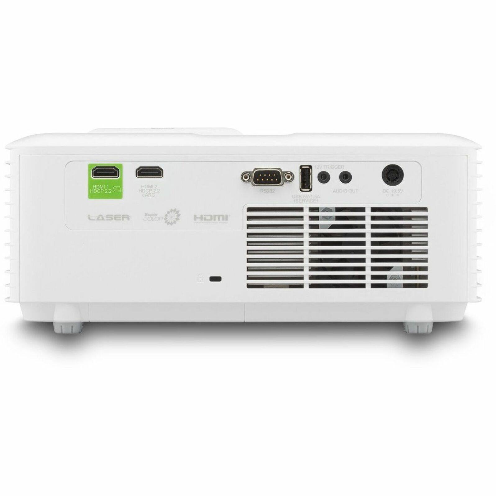 Alt View 11. ViewSonic - LX700-4K Designed for Xbox 4K 3500 Lumens Laser Projector - White.