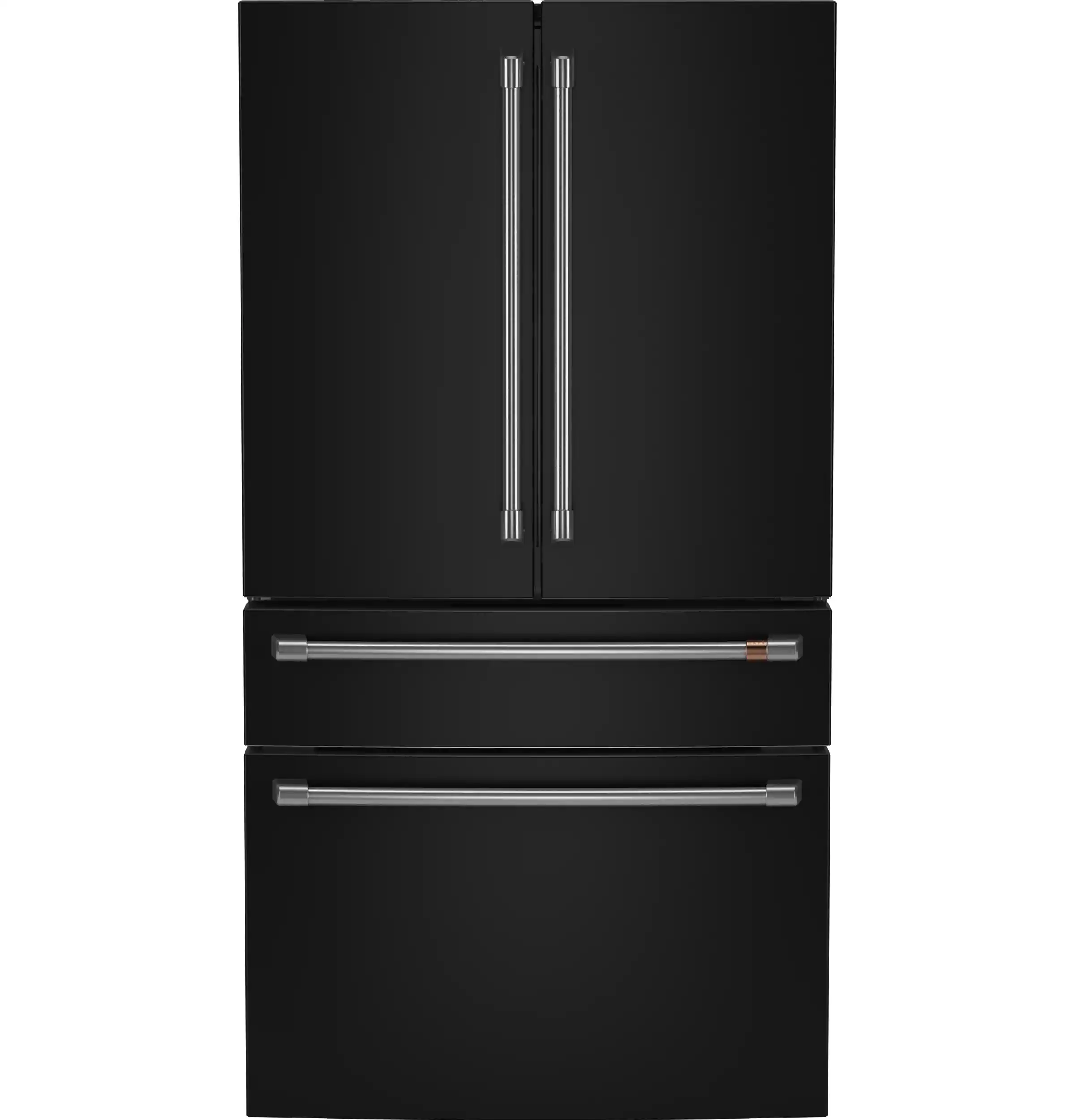 Café - 23.2 Cu. Ft. 4-Door French Door Counter-Depth Smart Refrigerator with Dual Dispense AutoFill Pitcher - Matte Black