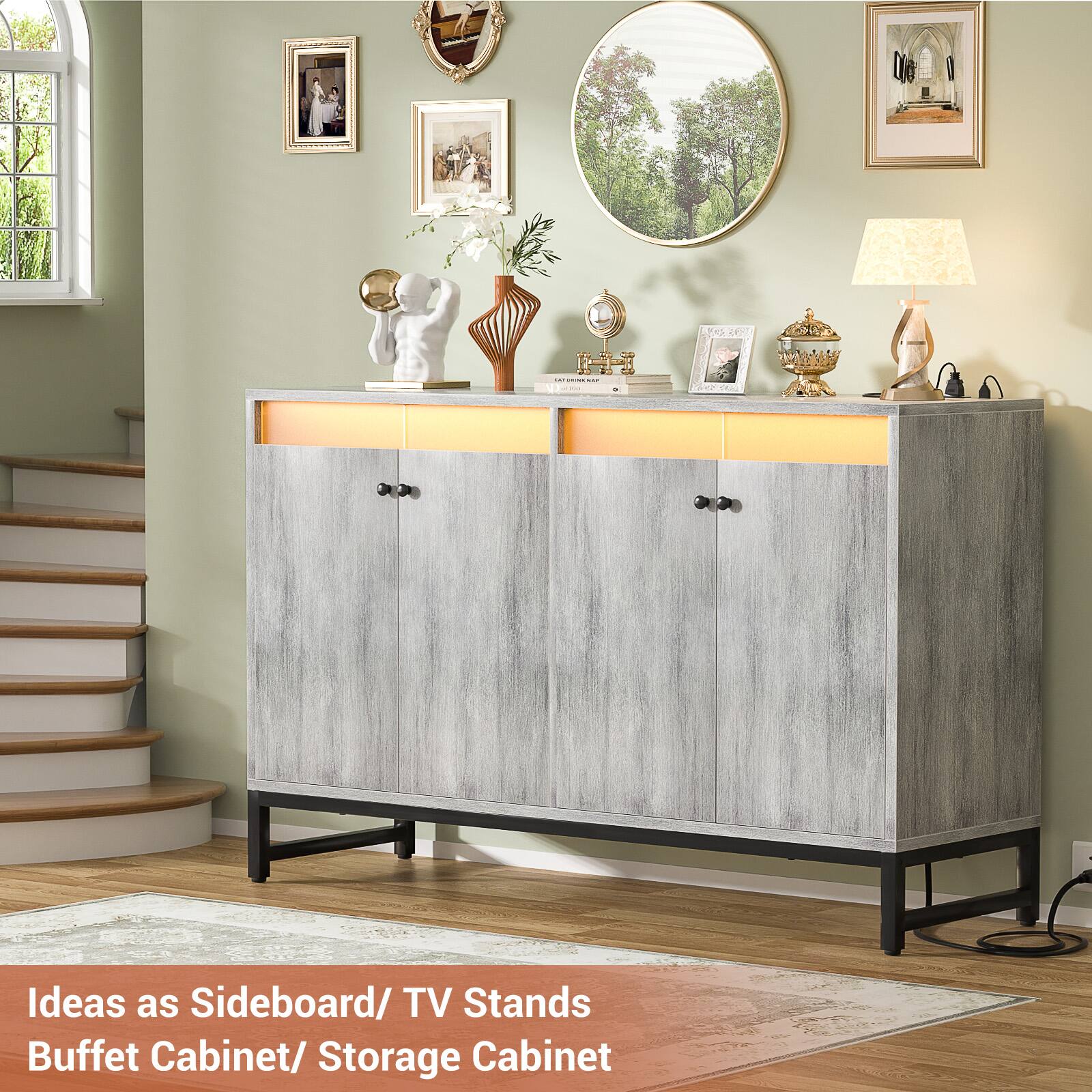 Ideas as Sideboard/ TV Stands Buffet Cabinet/ Storage Cabinet