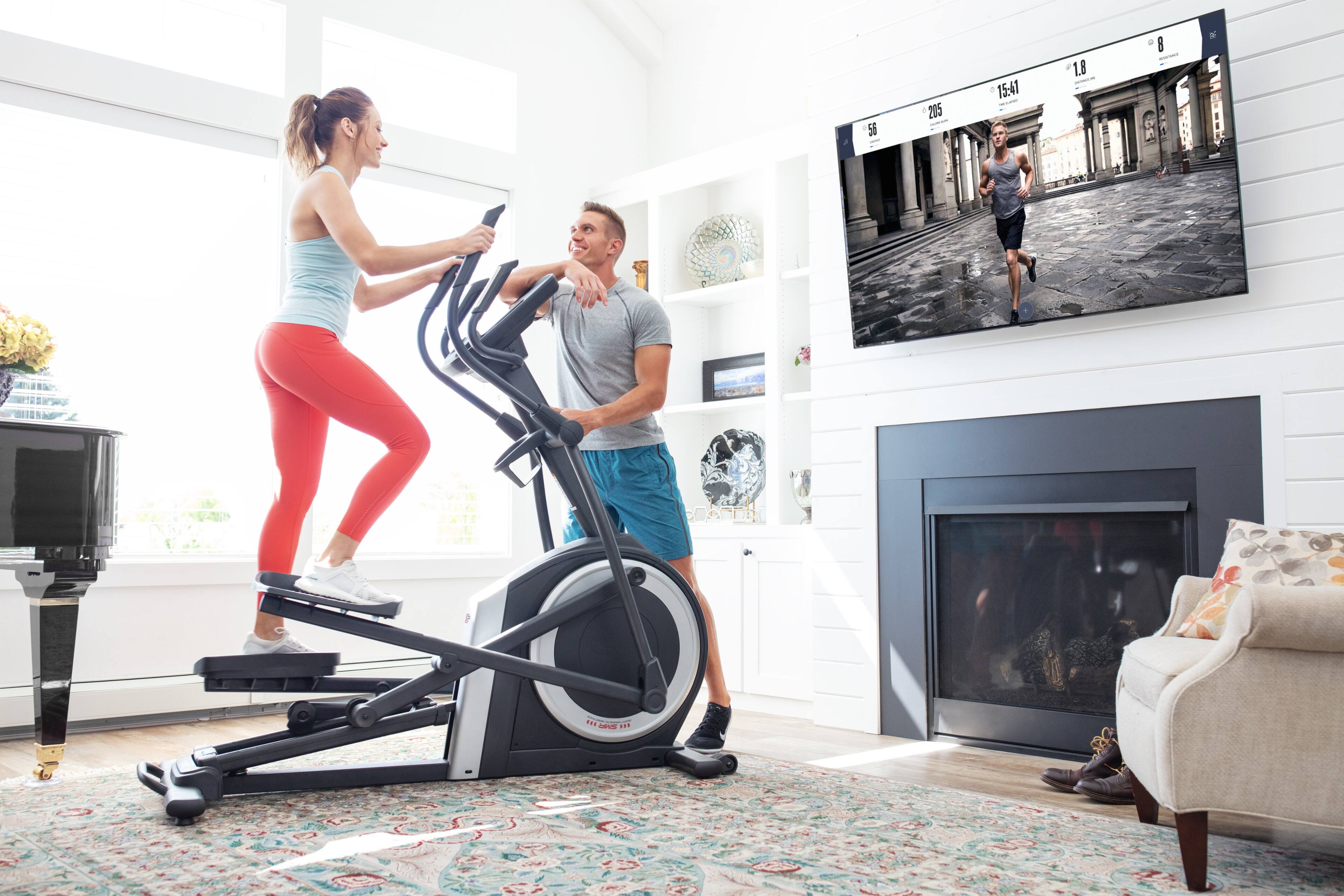 Alt View 23. ProForm - ProForm Carbon EL Elliptical with Adjustable Stride & Incline, 30-Day iFIT Membership for Studio & Global Workouts - Black.