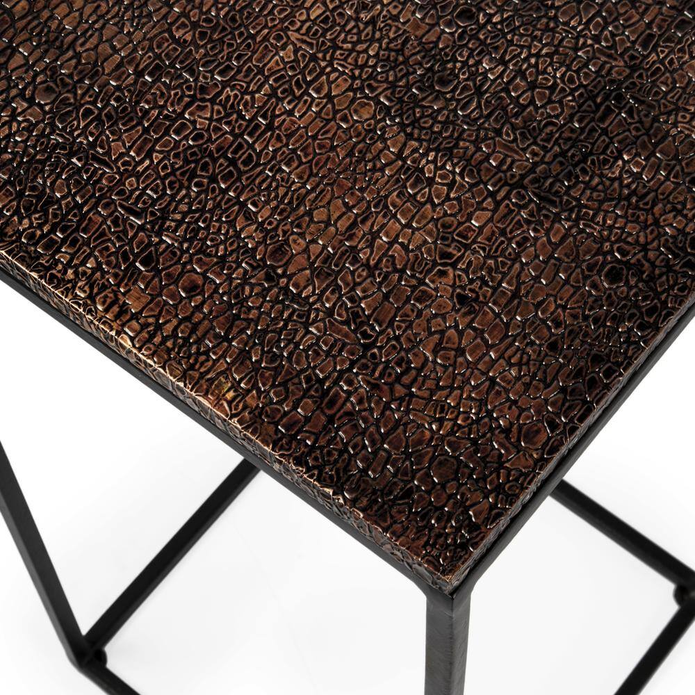 Alt View 3. Butler Specialty - Lacrossa Top Side Table - Bronze.