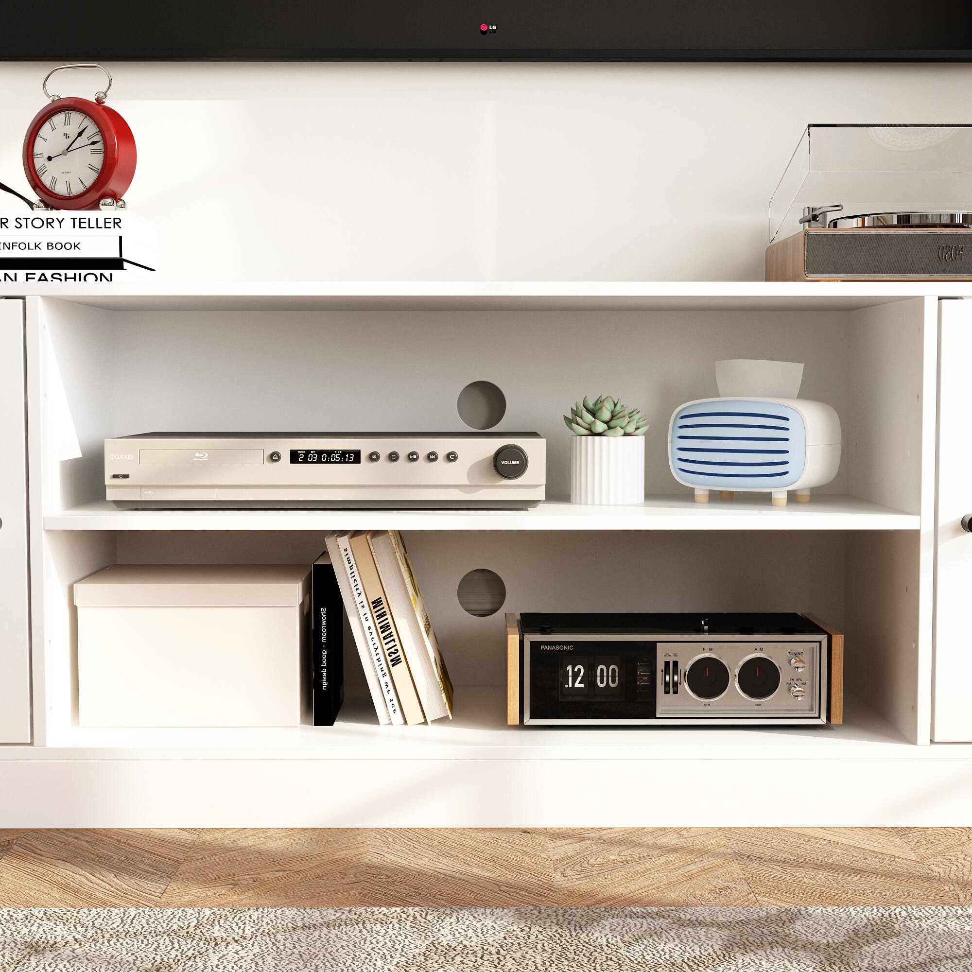 The text on the image reads: "Il s E 6 A - 1 R STORY TELLER NFOLK BOOK A. FASHION U2 CAA 7 0-16.18 4 - F - - I ~ig  umLE y : AraS MINIMALISM wwgninn I i PRANSURIC 12 00 I." This text is a combination of various phrases and numbers, but it does not provide a clear context or meaning.