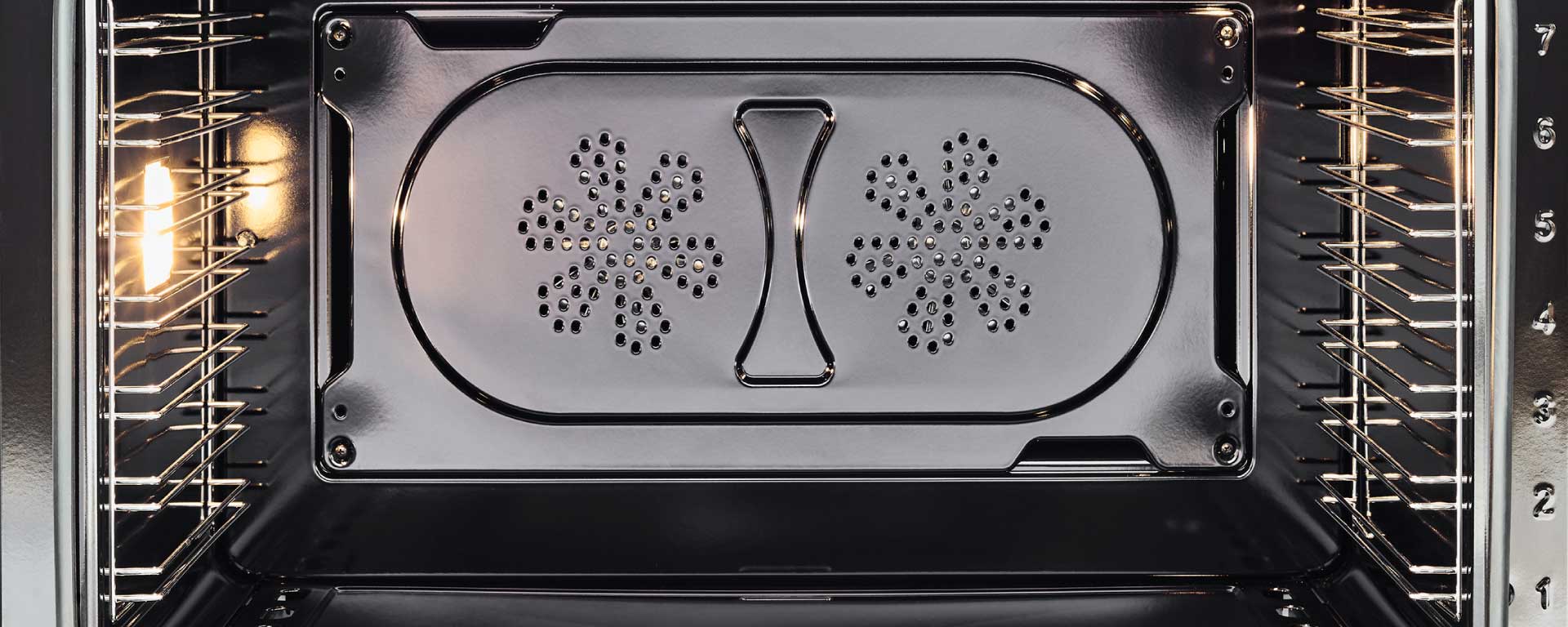 Back. Bertazzoni - 48" Heritage Series Induction Range - Avorio/Gold - Ivory.