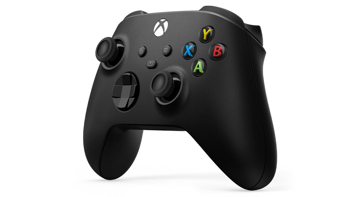 Angle. Microsoft - Xbox Wireless Controller Carbon Black - Wireless & Bluetooth Connectivity - New Hybrid D-pad - New Share Button - Featur - Carbon Black.