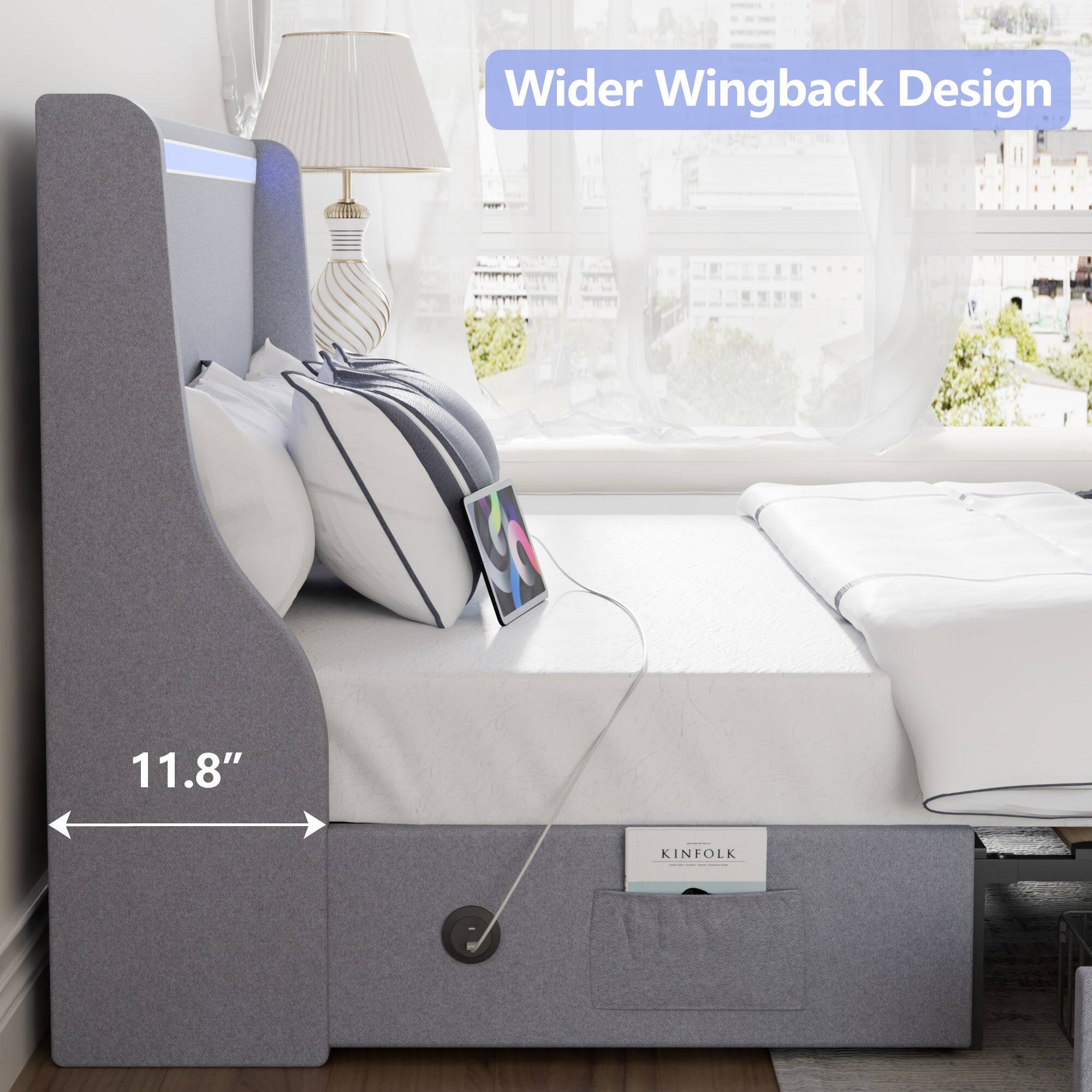 Wider Wingback Design  
11.8"  
KINFOLK