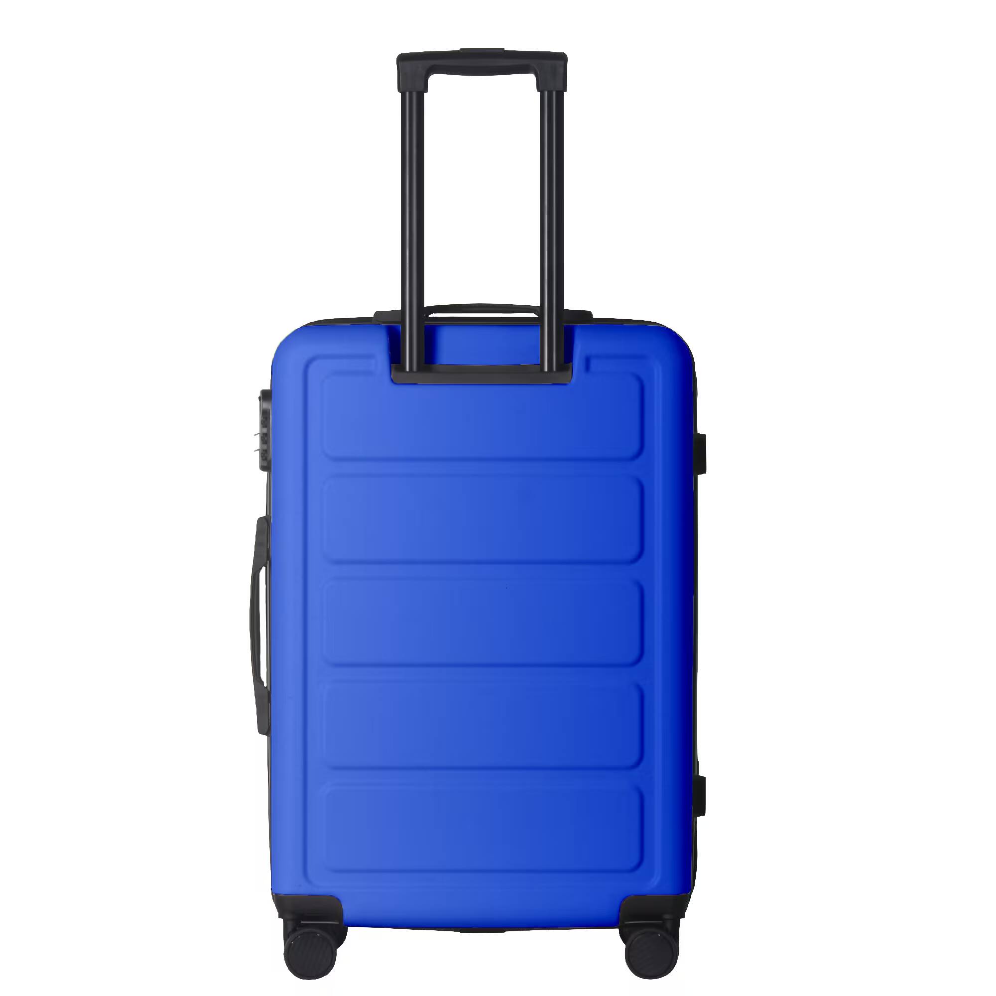 Alt View 4. Bestier - 3-Piece ABS Hardshell Luggage Set (20”/24”/28”) with Spinner Wheels, Lightweight Durable Suitcases - Royal Blue.