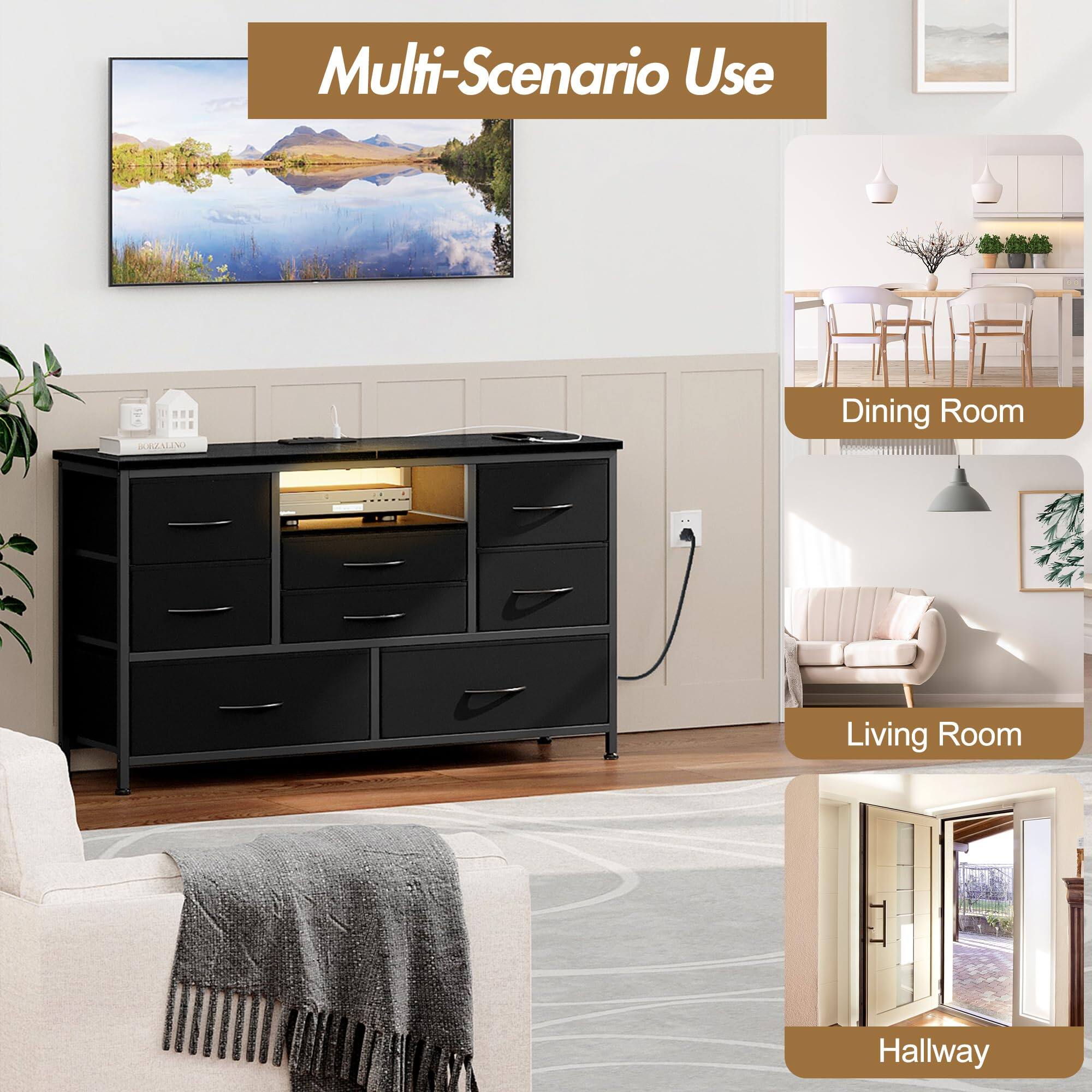 Multi-Scenario Use

Dining Room

Living Room

Hallway