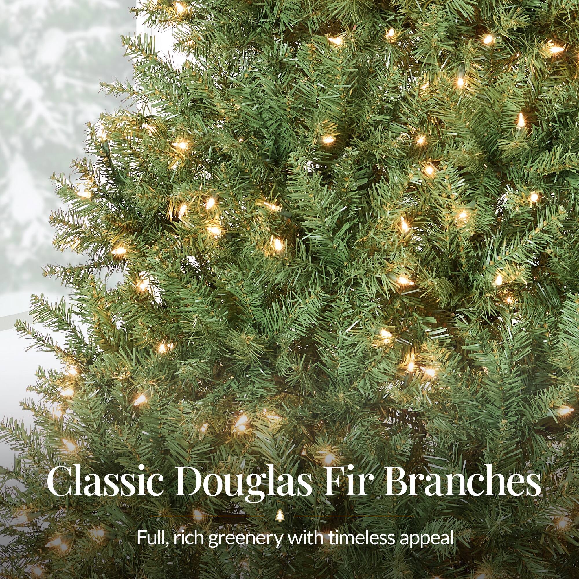 Classic Douglas Fir Branches  
Full, rich greenery with timeless appeal