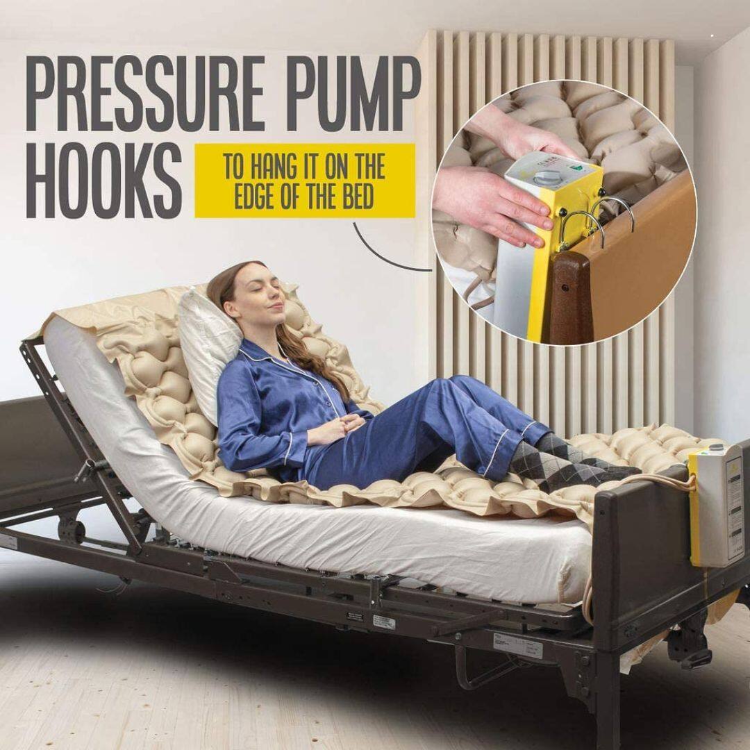 PRESSURE PUMP HOOKS  
TO HANG IT ON THE EDGE OF THE BED