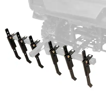 Front. Camco - Camco Black Boar ATV/UTV Implement Outside Vehicle Landscape Chisel Plow Tool - Black.