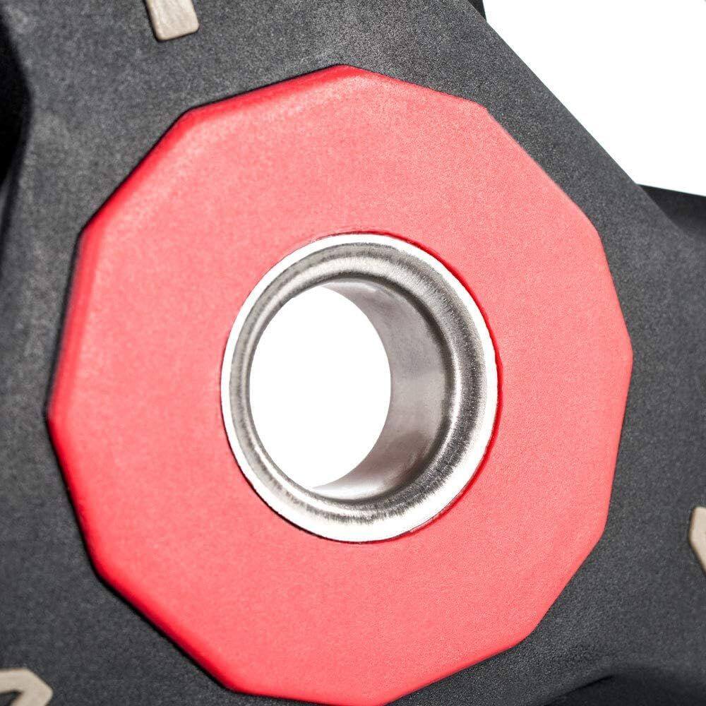 Alt View 1. Power Systems - ProElite Cardio Barbell - Pair of 10lb Barbell Plates for Home Gym Training - Black.