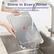 Shine in Every Rinse
Non-porous titanium resists bacterial buildup.
Rinse once, spotless again.
