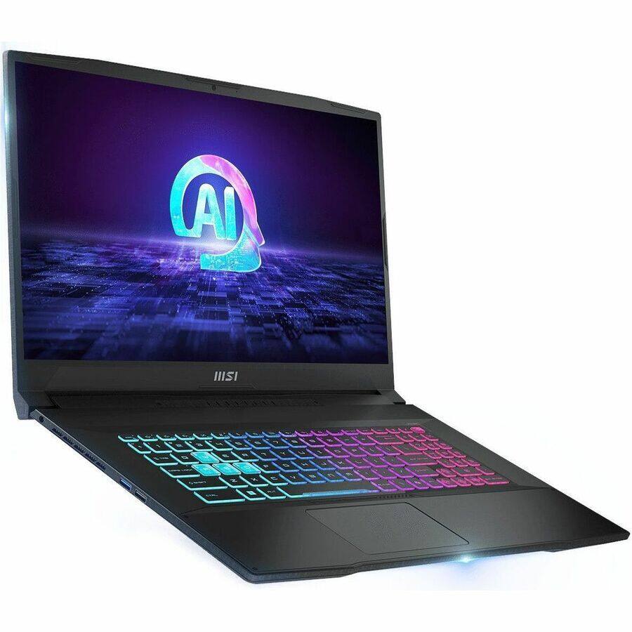 Alt View 4. MSI - MSI Katana A17 AI B8V KATANA A17 AI B8VF-895US 17.3" Gaming Notebook - Full HD - AMD Ryzen 9 8945HS - 32 GB - 1 TB SSD - - Black.