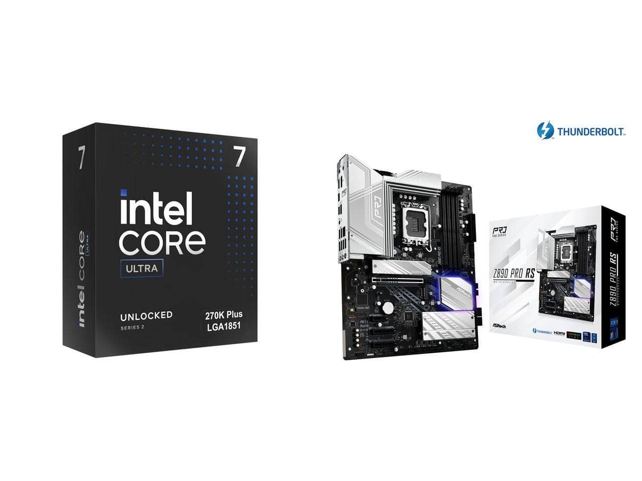 Newegg - CPU Motherboard Combo - Intel 270K+ with ASRock Z890 Pro RS
