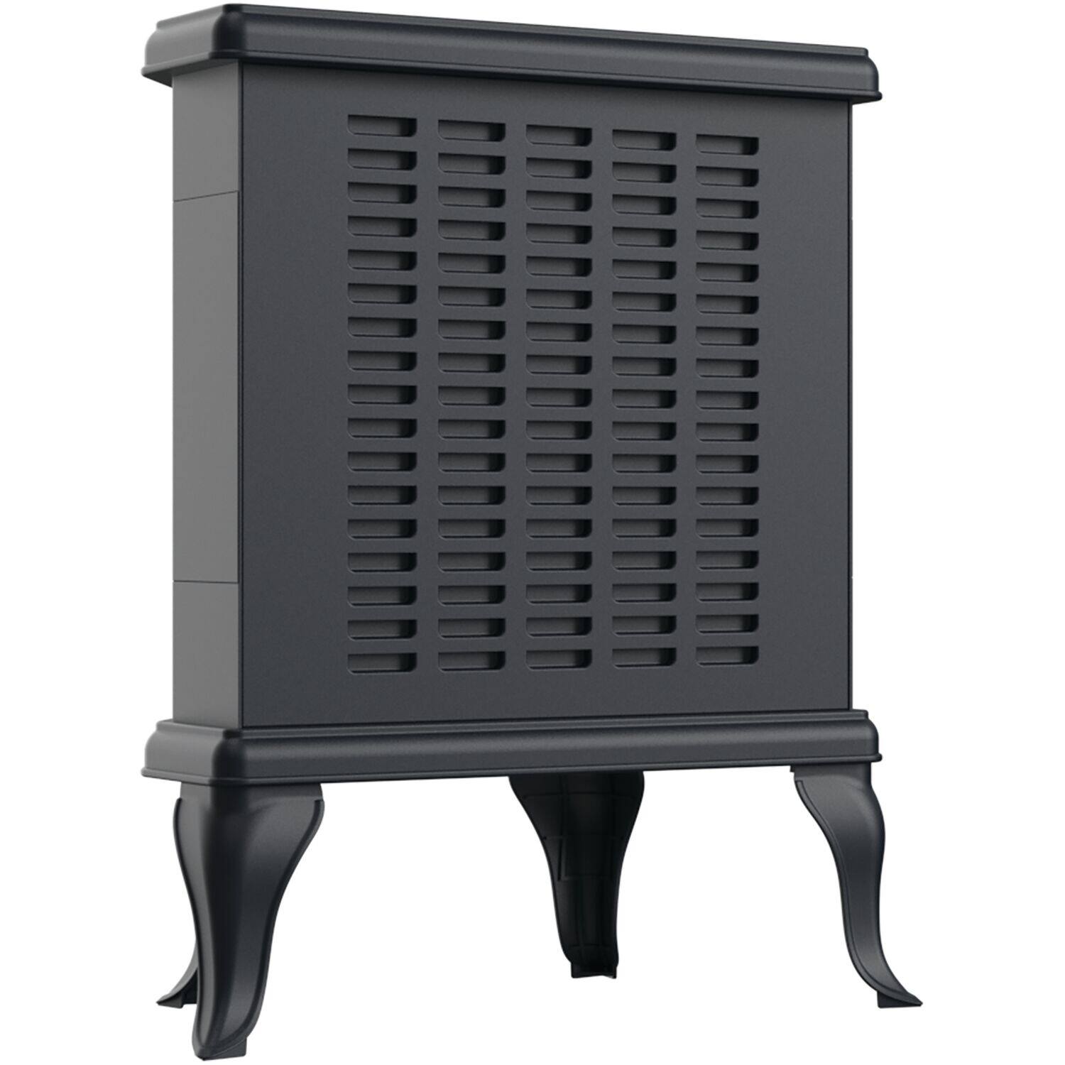 Alt View 20. Lifesmart - 3 Element 3D Top Heater Stove with Fire Burning Crackle Sound - Black.