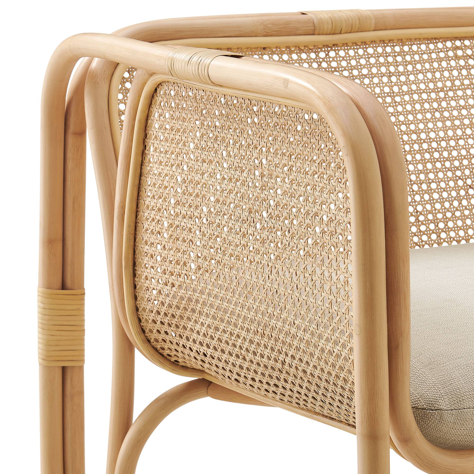 Alt View 5. Modway - Ellis Natural Rattan Accent Armchair by Modway - Natural.