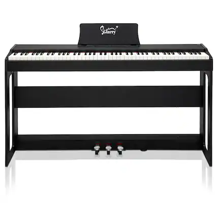 Front. Winado - Electric Digital Piano 88 Keys Full Weighted Hammer Keyboards,3 Pedals.