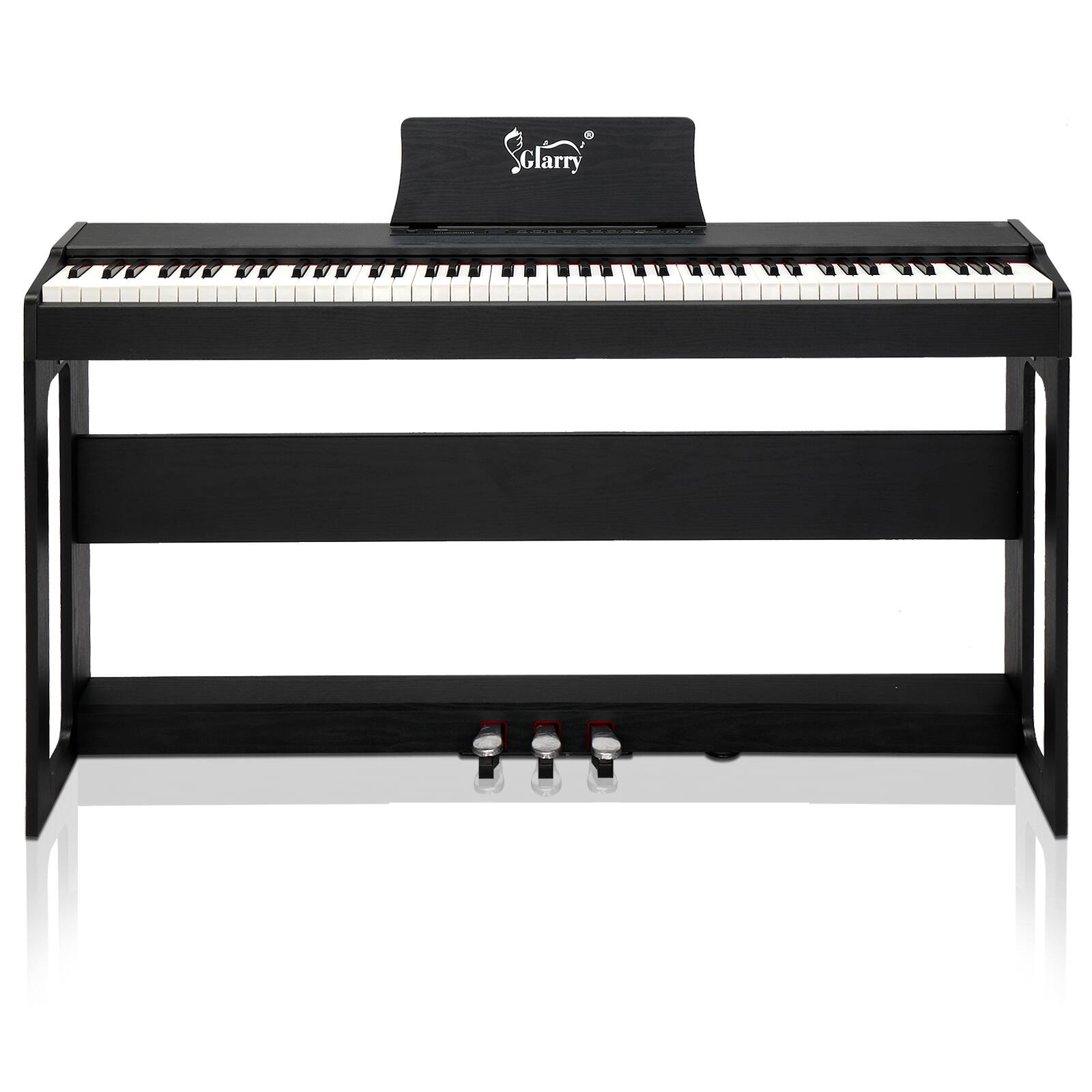 Front. Winado - Electric Digital Piano 88 Keys Full Weighted Hammer Keyboards,3 Pedals.
