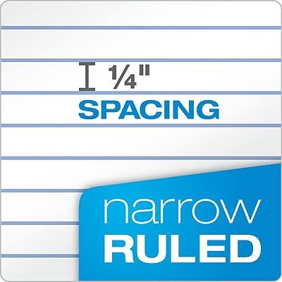 I 1/4" SPACING  
narrow RULED
