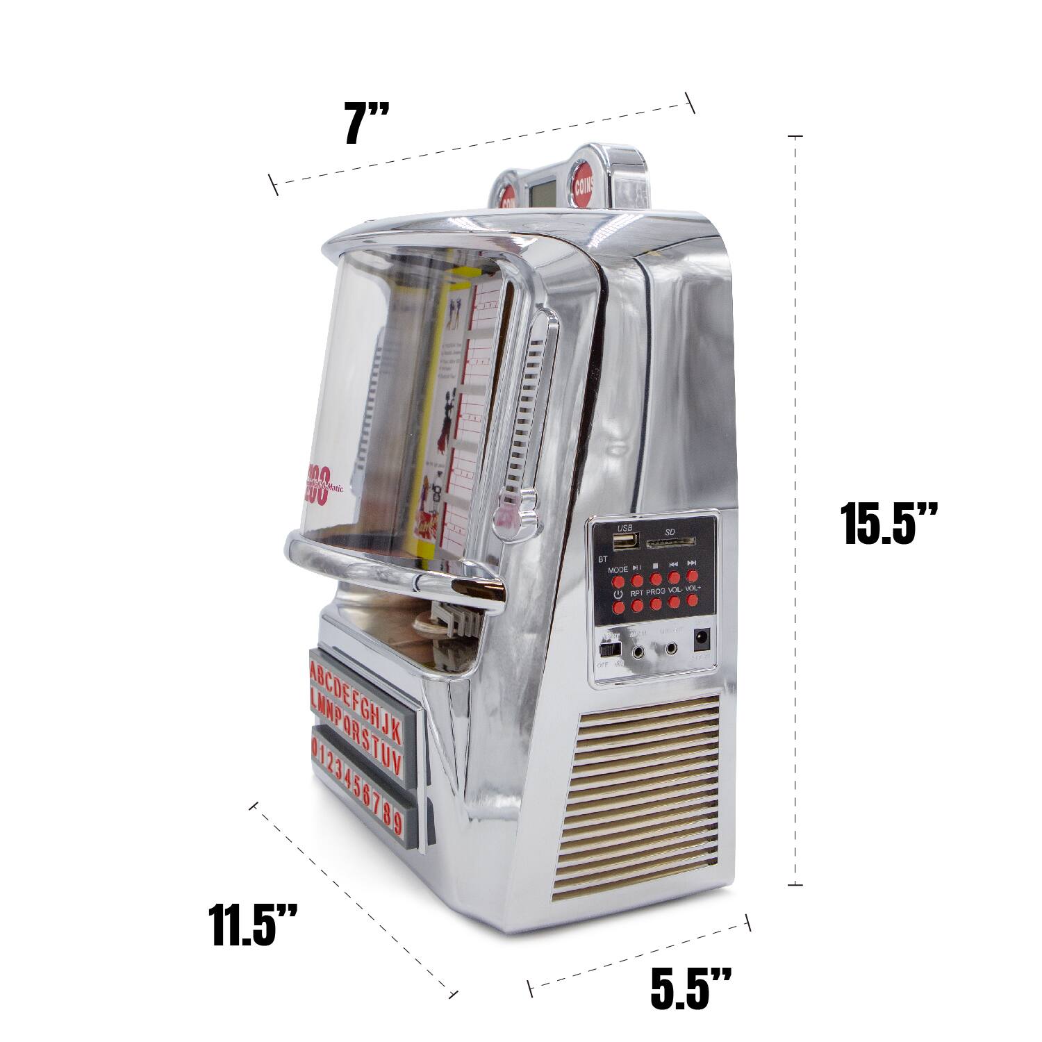 7"  
15.5"  
11.5"  
5.5"  

ABCDEFJKLMNOPQRSTUVWXYZ 0123456789