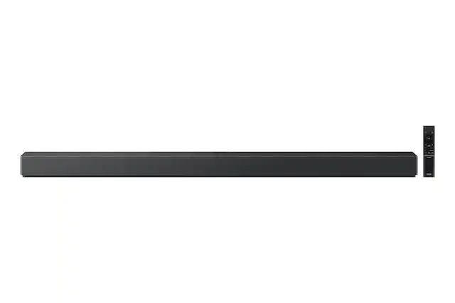 Front. Samsung - SAMSUNG Q-Series 7.1.2 ch Soundbar with Built-In Woofers - Graphite Black.