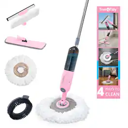 True & Tidy - 4 in 1 Spray Mop Multipurpose Cleaning Kit