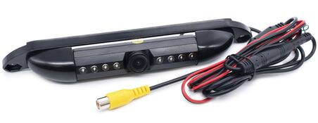 Left. NVX - Universal Rearview License Plate Mount Camera with Full Metal Body - Black.