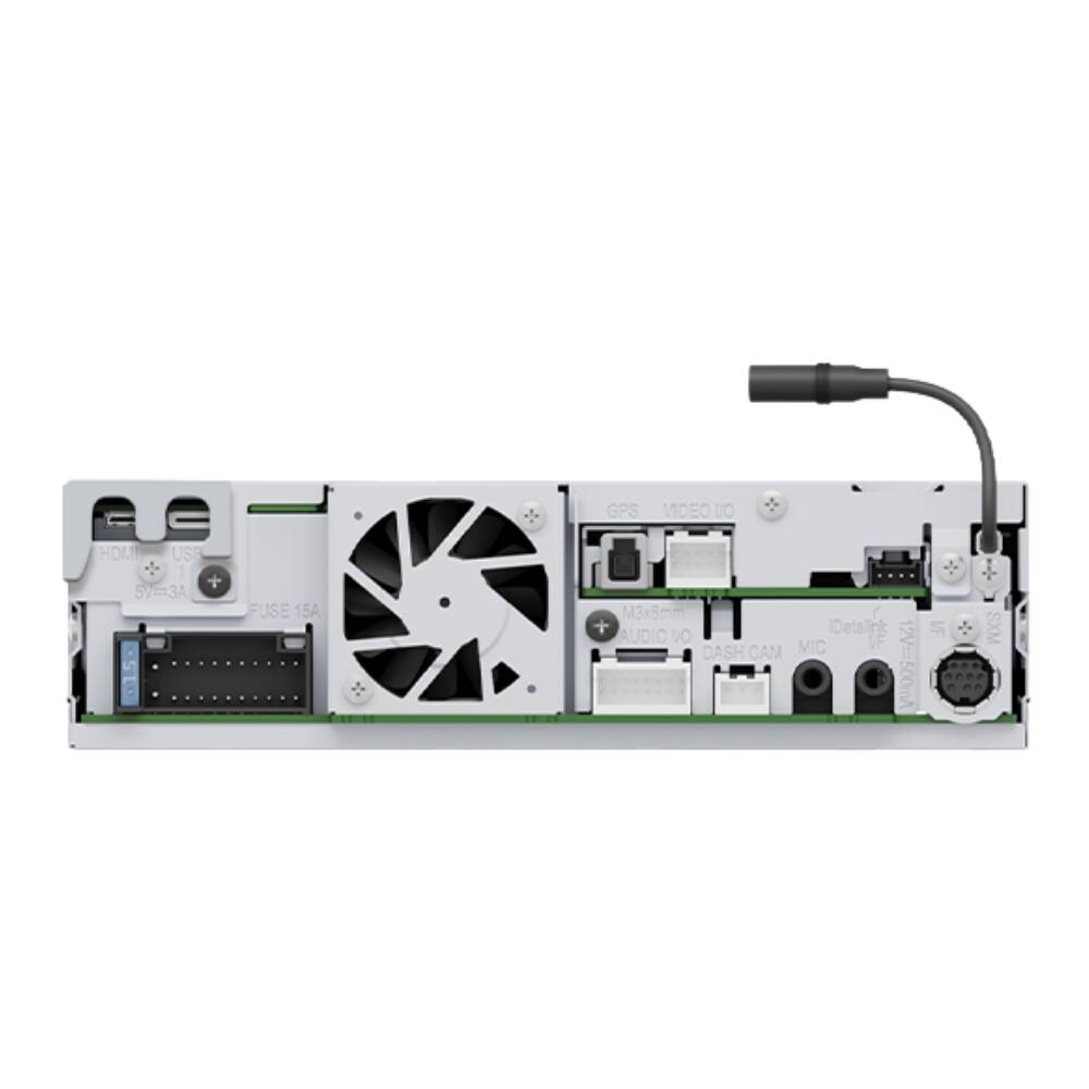 GPS VIDEO IN HDMI USE 3A FUSE 15A 3x6mm + iDatain AUDIO VO DASH CAM MIC 12V==500mA VF SXM