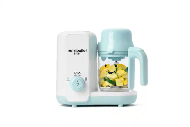 Alt View 11. NutriBullet - Baby Steam and Blend - White/Blue.