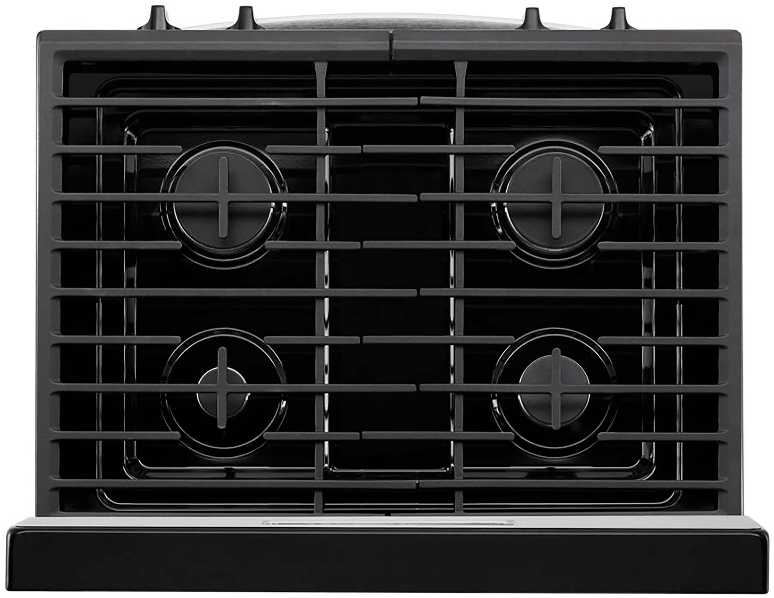 Alt View 1. Whirlpool - 5.1 Cu. Ft. Freestanding Gas Range with Broiler Drawer - Stainless Steel.