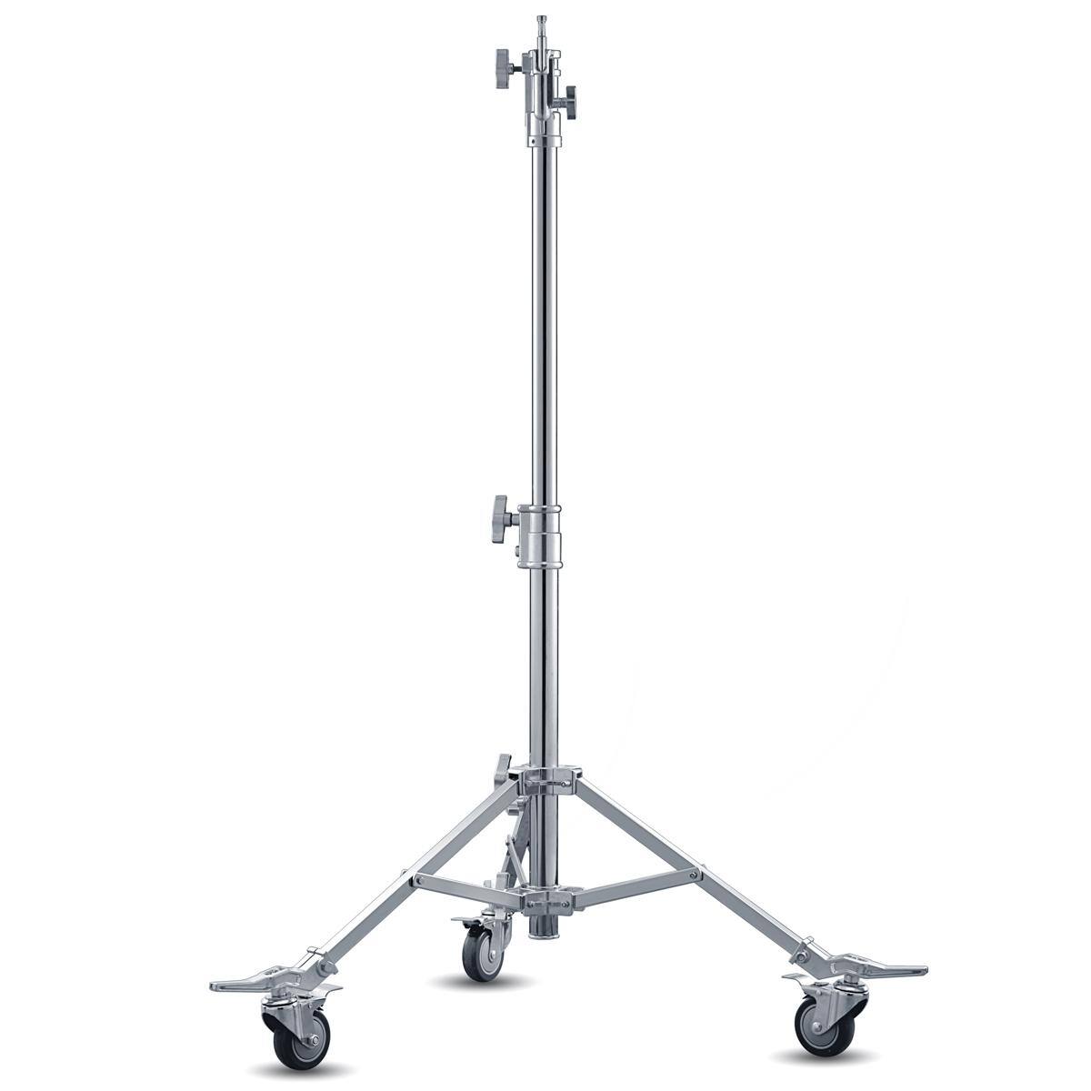 Alt View 1. Godox - Godox 5.5' Heavy-Duty Roller Stand, Small, Silver.