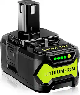 Simple Plus+ - 6.0Ah 18V High Capacity Battery for Ryobi ONE+ with LED Fuel Gauge, Replaces P102 P103 P105 P107 P108 P109 P122