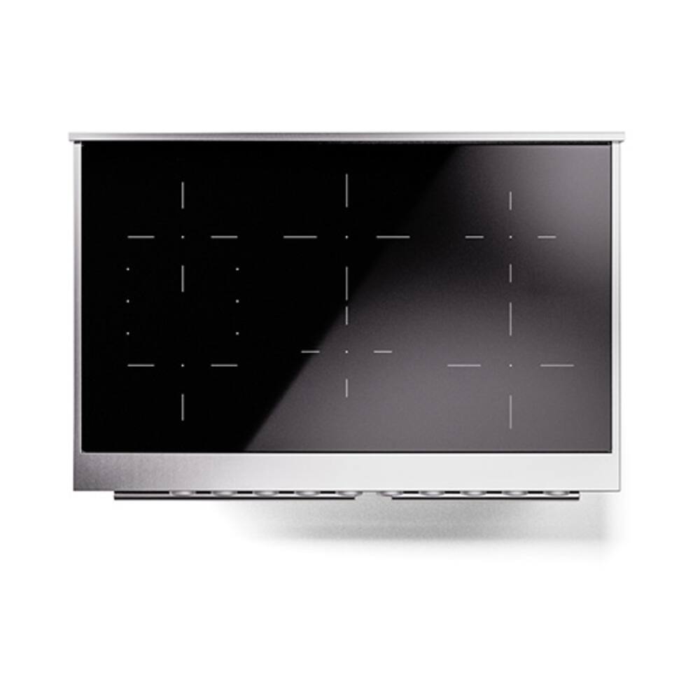 Alt View 5. ILVE - ILVE Professional Plus II 40 inch Induction Range with 6 Induction Elements (Graphite Matte) - Graphite Matte.