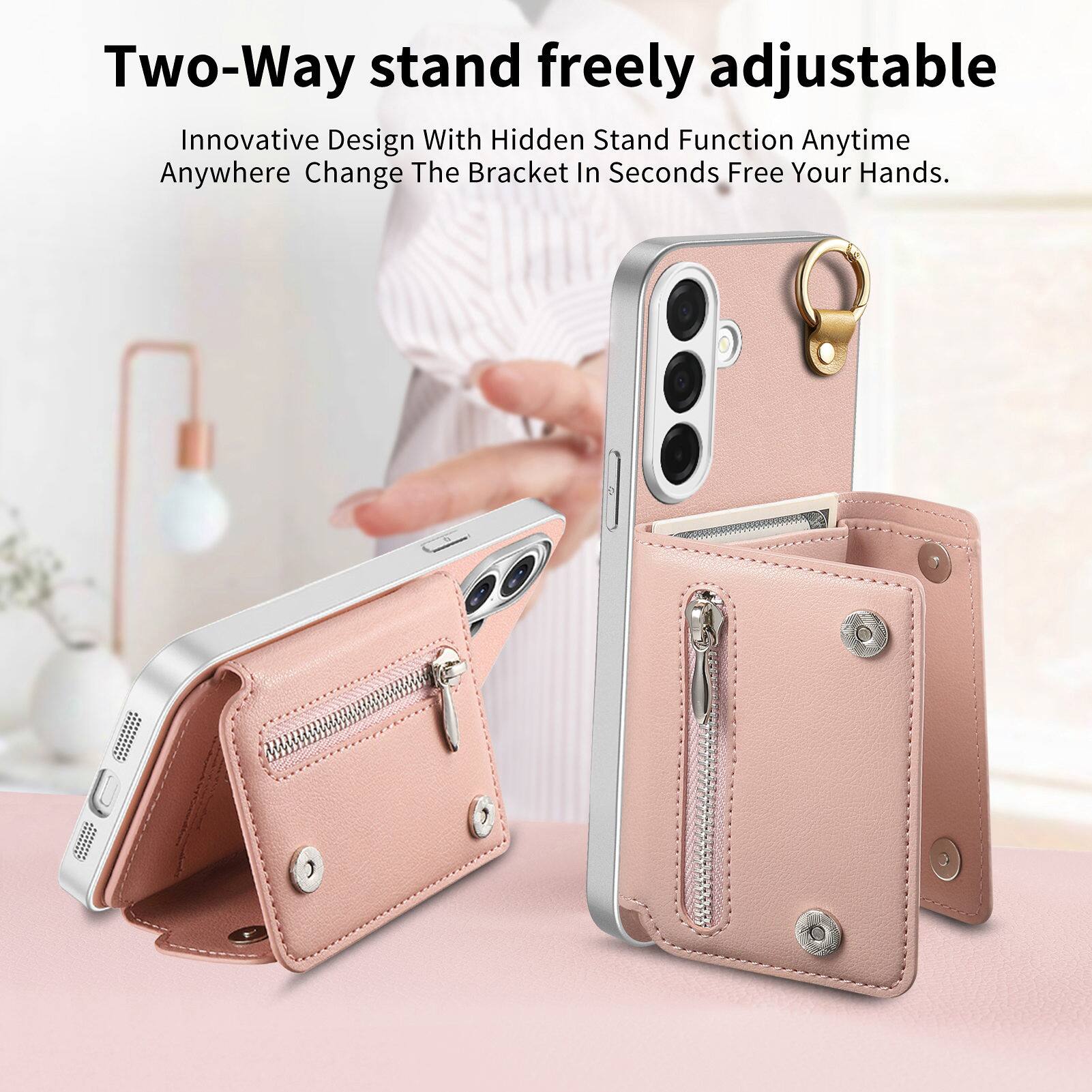 Two-Way stand freely adjustable  
Innovative Design With Hidden Stand Function Anytime Anywhere Change The Bracket In Seconds Free Your Hands.