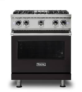 Viking - 5-Series Gas Sealed Burner Range - Onyx