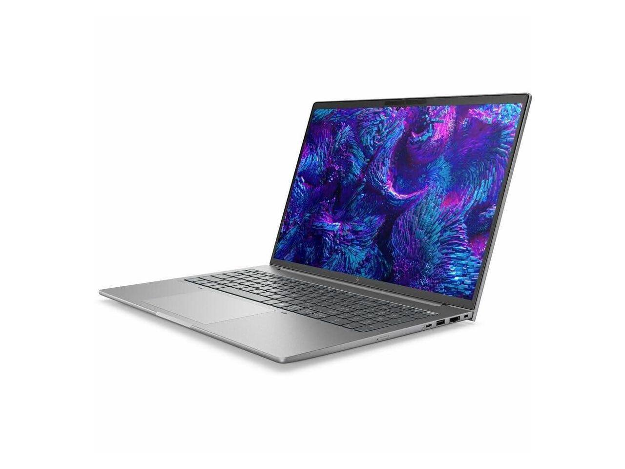 Alt View 9. HP - HP ZBook 8 G1i 16" - Intel Core Ultra 7 265H - 16 GB - 512 GB SSD - Windows 11 Pro - Intel Arc 140T - BP6Y5UT#ABA - Meteor Silver.