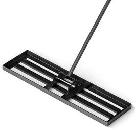 Costway - Lawn Leveling Rake 36" x 10" Heavy Duty Level Lawn Tool for Garden Backyard/Lawn - Black