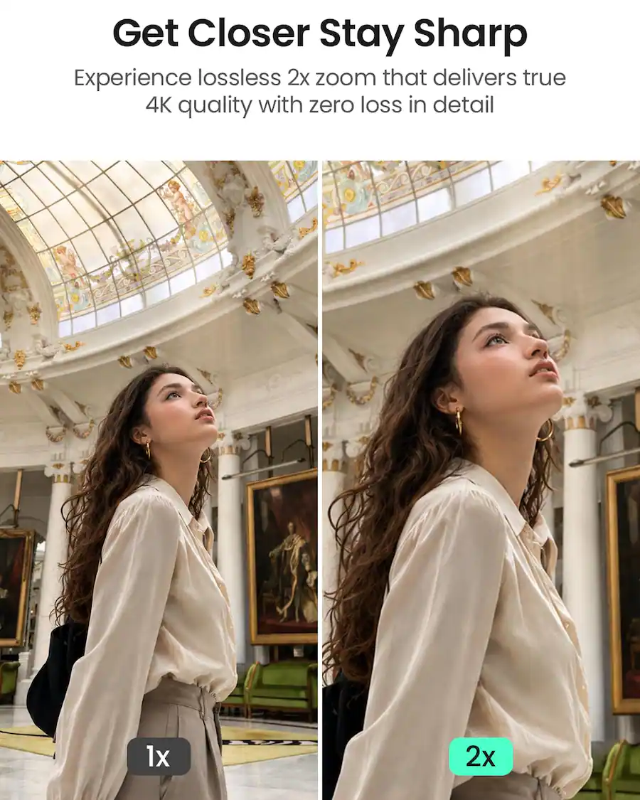 Stretchable Camera Xtra Muse Pocket Camera w/ 1'' CMOS & 3 Axis Gimbal Stabilizer, 4K ...