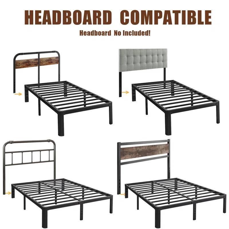 HEADBOARD COMPATIBLE
Headboard No Included!