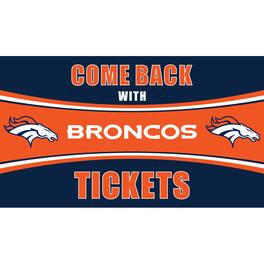 Evergreen Enterprises - 28" x 16" Come Back With Tickets Door Mat - Multicolor