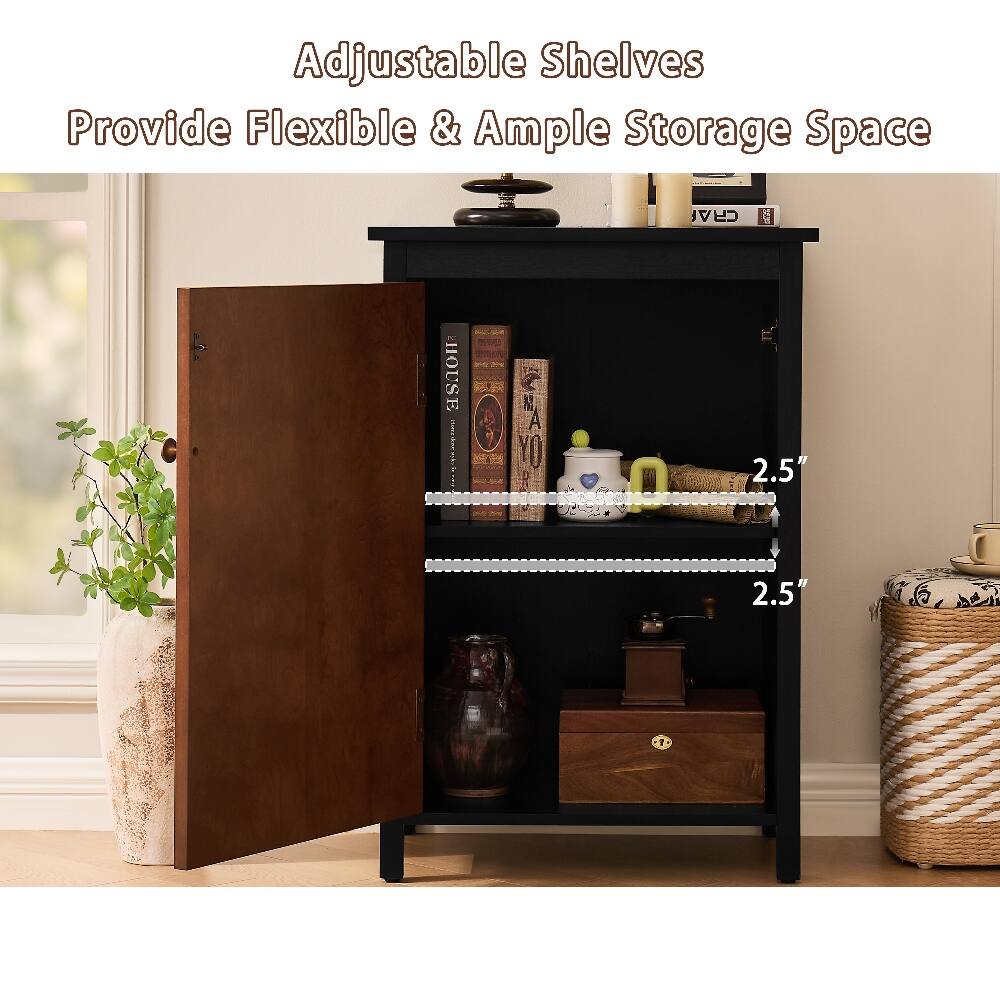 Adjustable Shelves Provide Flexible & Ample Storage Space