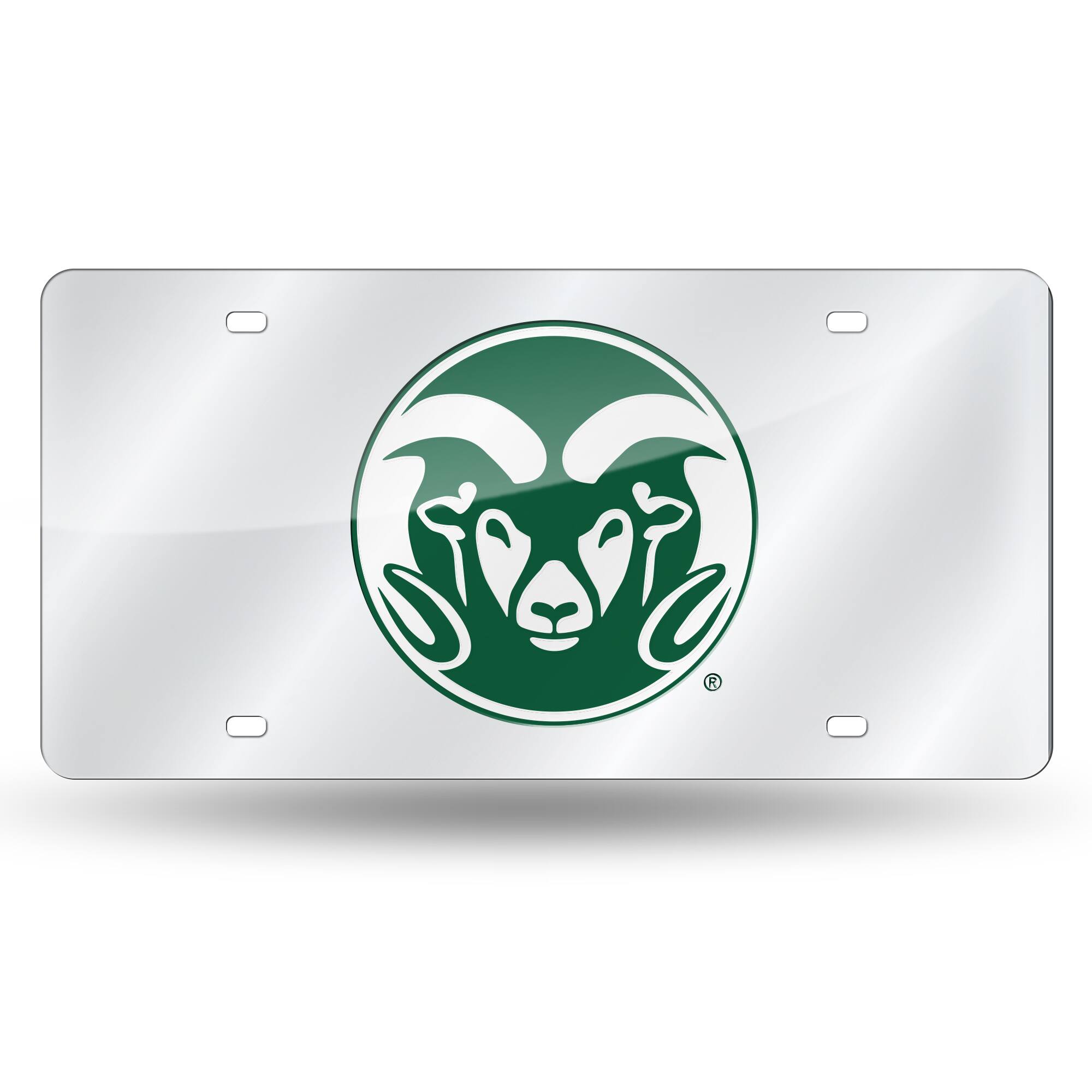 Colorado State University Rams Acrylic License Plate Laser Tag