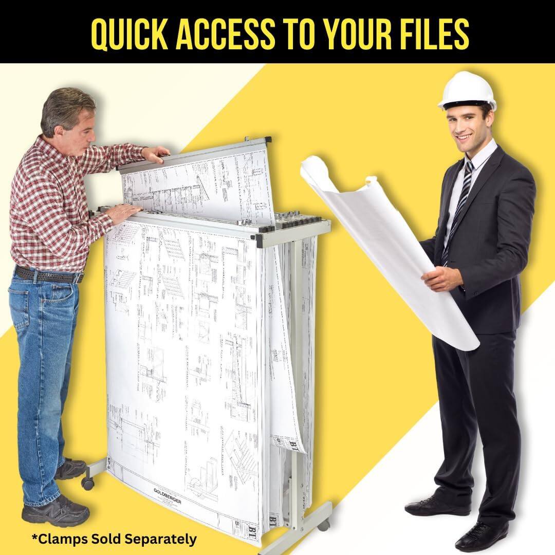 QUICK ACCESS TO YOUR FILES 1 GOLDBERGER *Clamps Sold Separately