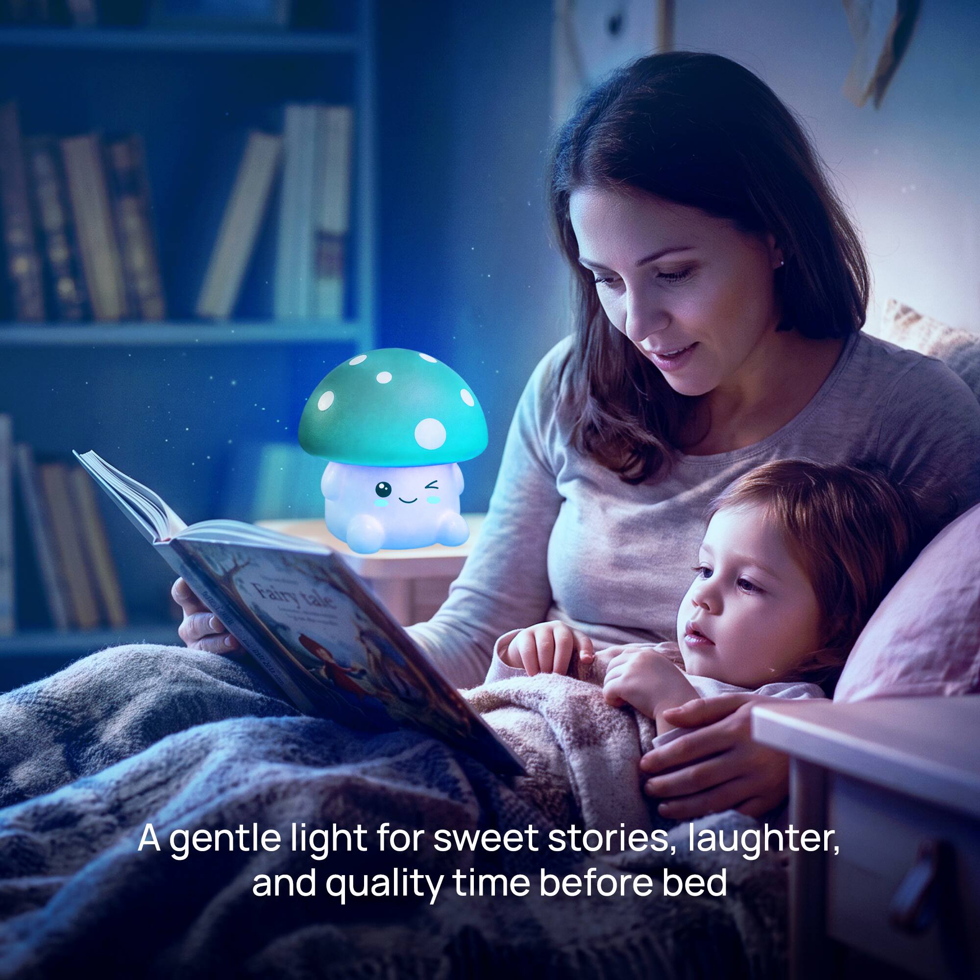 Fairy tale

A gentle light for sweet stories, laughter, and quality time before bed