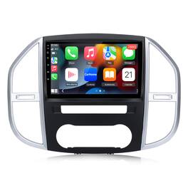 Junsun - For Mercedes Benz Vito 3 2014-2020 8 Core 4+64GB Android 15 10" Car Stereo Radio GPS Navi WIFI RDS DSP SWC FM BT - Black