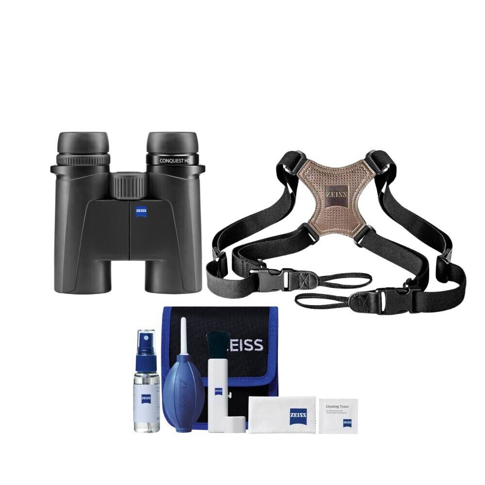 ZEISS - CONQUEST HDX 10x32 Binocular with Carrying Strap and Lens Cleaning Kit price history on PriceWatchPro