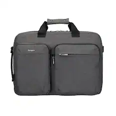 Front. Targus - 15-16” Hybrid Briefcase Backpack - Gray.